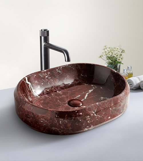 Arena - Red Marble Basin – Aquant India